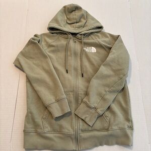 The North Face Olive woman’s Full-Zip Hoodie